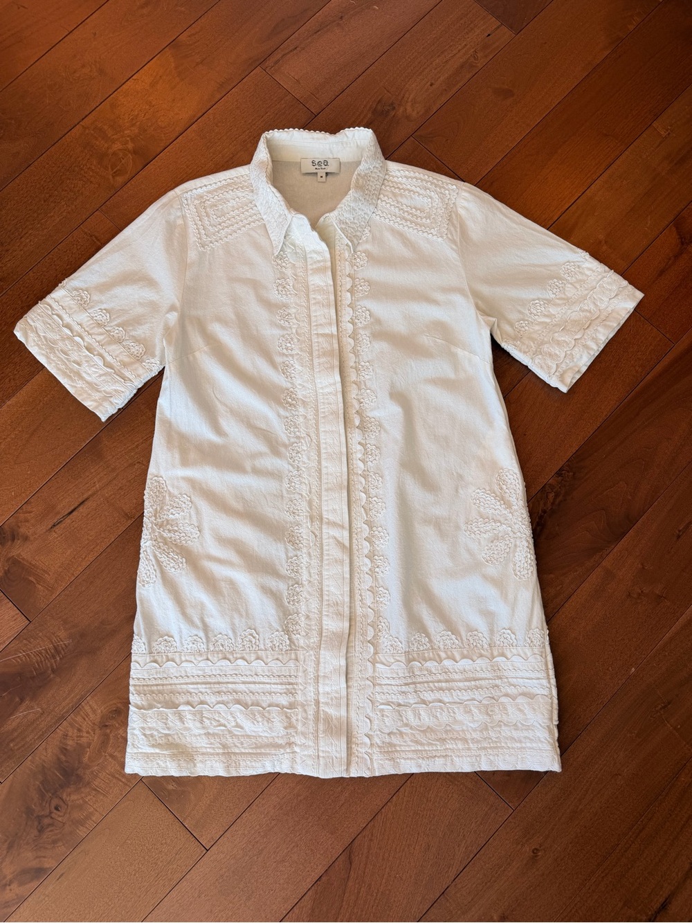 SEA New York Mini Shirt Dress - Picture 4 of 9